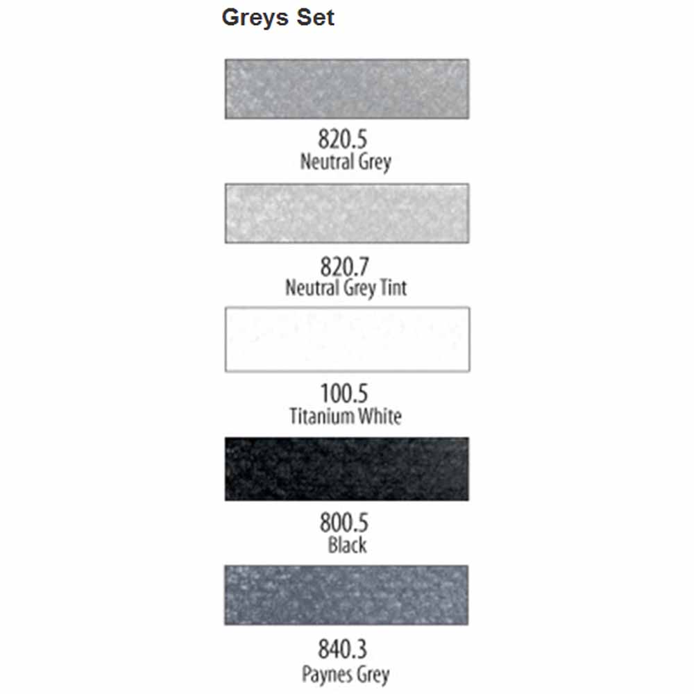 PanPastel Greys Set of 5