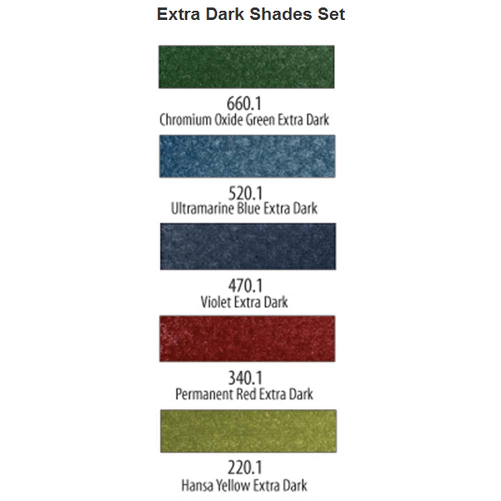 PanPastel Extra Dark Shades Set of 5