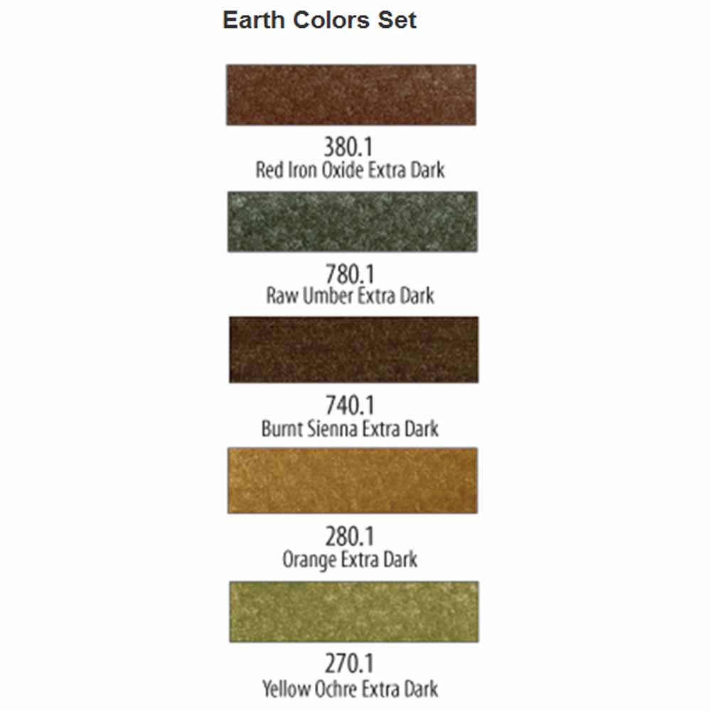 PanPastel Earth Colors Set of 5